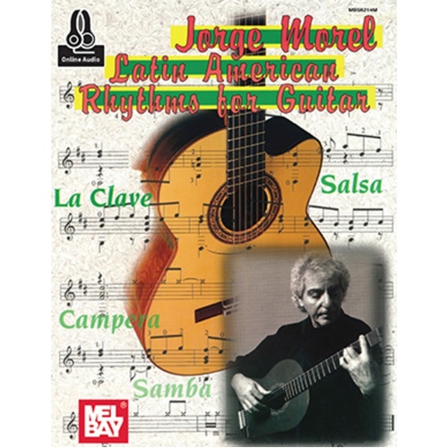 Jorge Morel Latin American Rhythms For Guitar Book CD Book