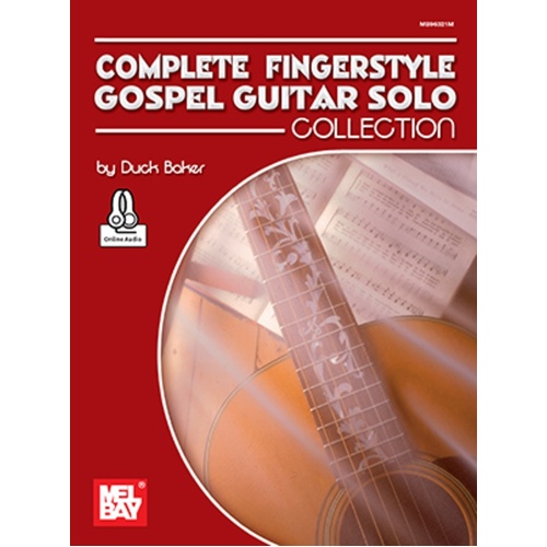 Complete Fingerstyle Gospel Guitar Solo Collection Book/Online Audio