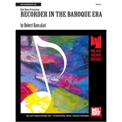 Recorder In The Baroque Era Book