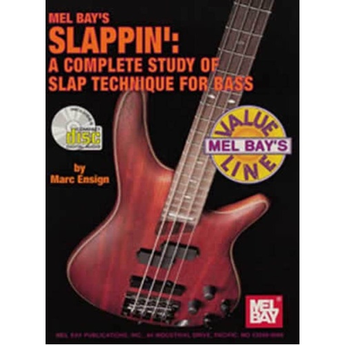 Slappin: A Complete Study of Slap Tech for Bass by Mel Bay Publications