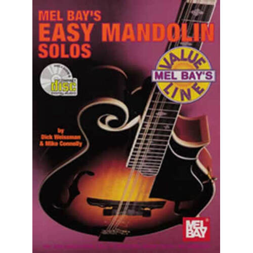 Easy Mandolin Solos Book CD (Softcover Book/CD)