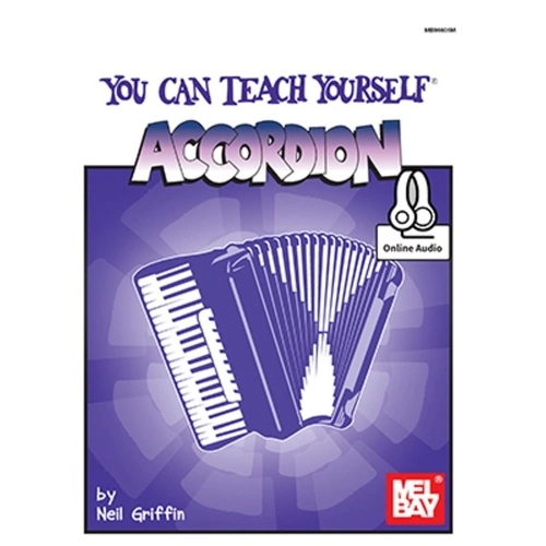 You Can Teach Yourself Accordion Book by Mel Bay Publications