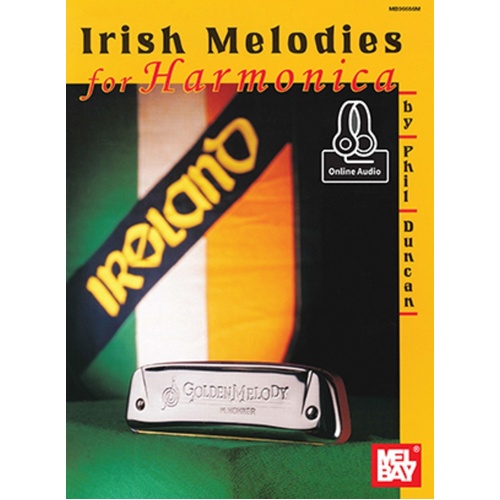 Irish Melodies For Harmonica Book/Oa (Softcover Book/Online Audio) Book