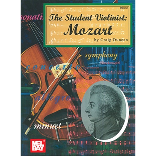 Student Violinist Mozart (Softcover Book)
