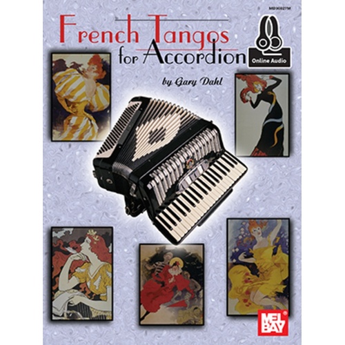 French Tangos For Accordion Book/CD Book