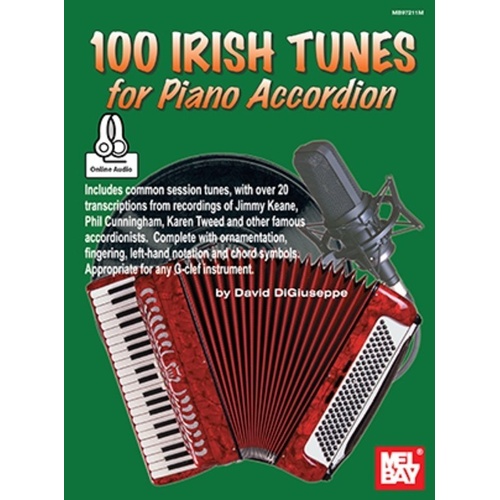 100 Irish Tunes for Piano Accordion by David Digiuseppe