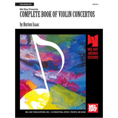 Complete Book Of Violin Concertos Book
