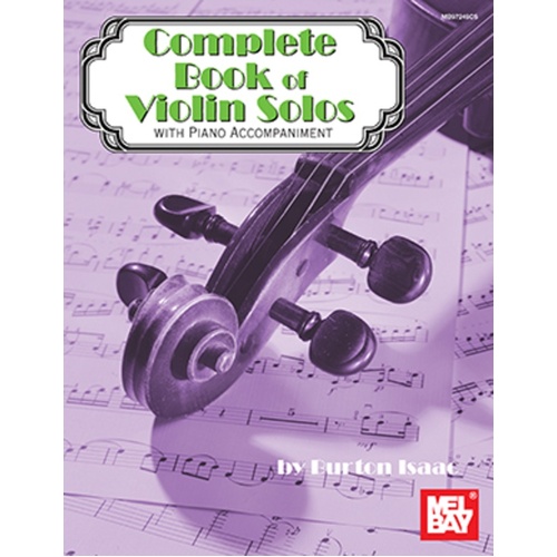 Complete Book Of Violin Solos Violin Part Book