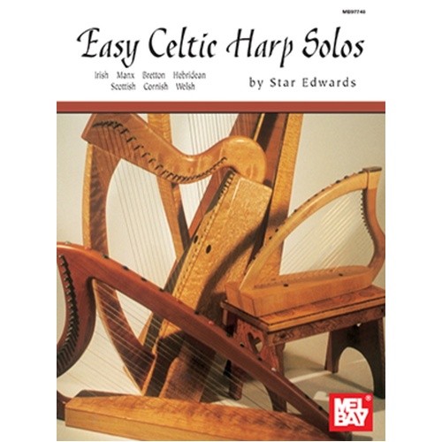 Easy Celtic Harp Solos (Softcover Book)