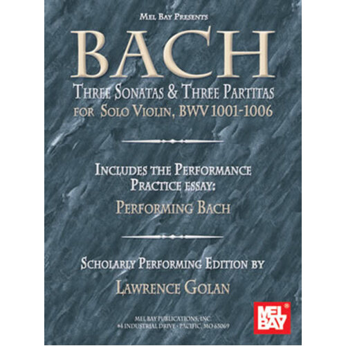Bach Three Sonatas And Three Partitas Solo Violin (Softcover Book)