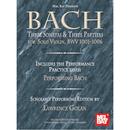 Bach Three Sonatas And Three Partitas Solo Violin (Softcover Book)