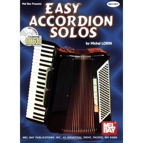 Easy Accordion Solos Book/CD Book