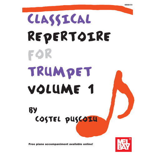 Classical Repertoire For Trumpet Vol 1 (Softcover Book/Online Media) Book