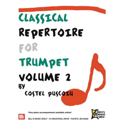 Classical Repertoire For Trumpet Vol 2 (Softcover Book/Online Media) Book