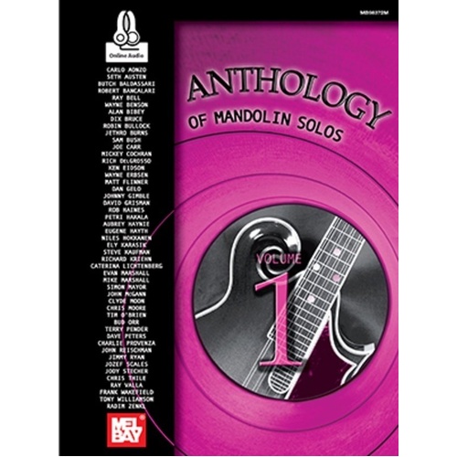 Master Anthology of Mandolin Solos Vol 1 Book & CD by Mel Bay Publications