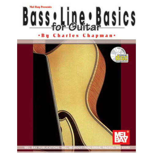 Bass Line Basics For Guitar Book/CD Book