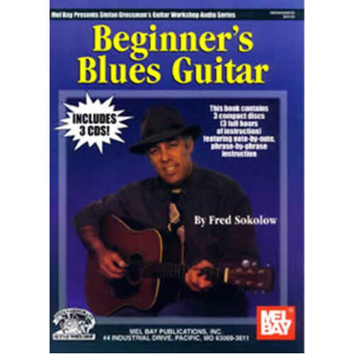 Beginners Blues Guitar Book/3CDs (Softcover Book/CD)