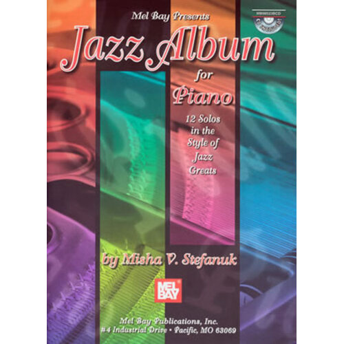 Jazz Album For Piano Softcover Book/CD