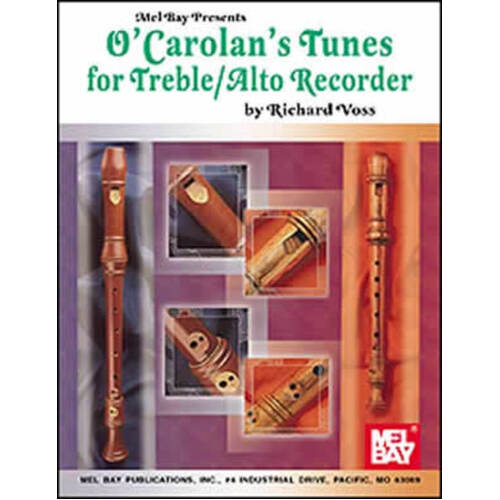 O'Caronline Audions Tunes For Treble Alto Recorder (Softcover Book)