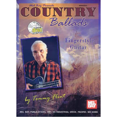 Country Ballads For Fingerstyle Guitar Softcover Book/CD