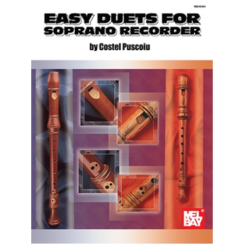 Easy Duest For Soprano Recorder (Softcover Book)