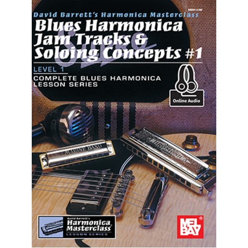 Blues Harmonica Jam Tracks And Soloing Concepts #1 Book