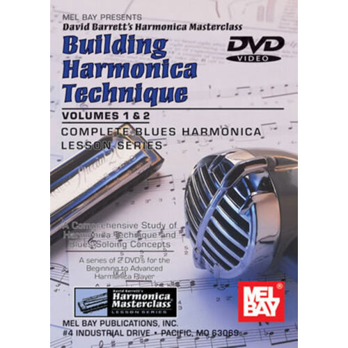 Building Harmonica Technique Vol 1 And 2 DVD (DVD Only)
