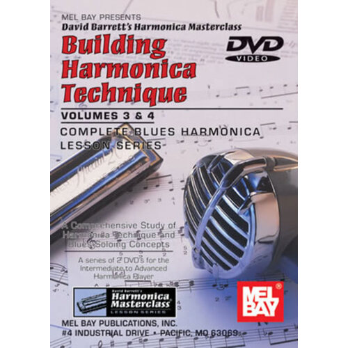 Building Harmonica Technique Vol 3 And 4 DVD (DVD Only)