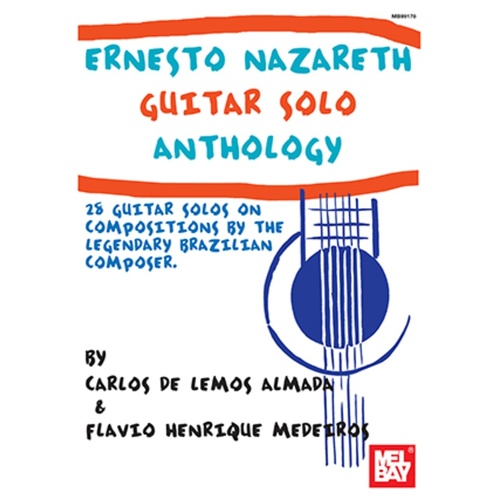 Ernesto Nazareth Guitar Solo Anthology (Softcover Book)