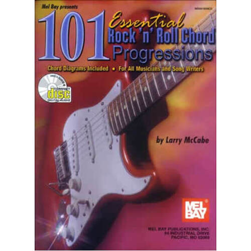 101 Essential Rock N Roll Chord Progressions Book/CD Book