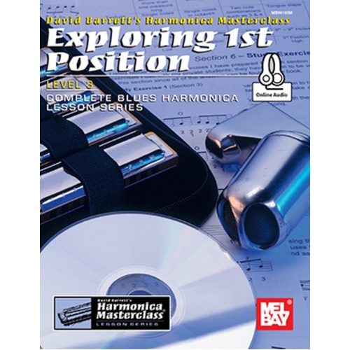 Exploring 1st Position Harmonica Book/Oa (Softcover Book/Online Audio) Book