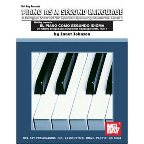 Spanish English Piano Method Lev 1 Book