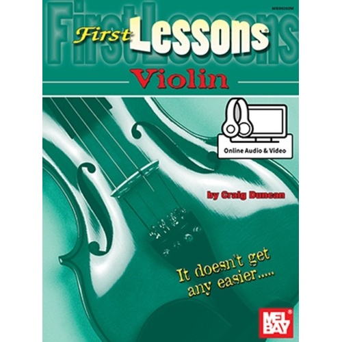 First Lessons Violin Book by Craig Duncan