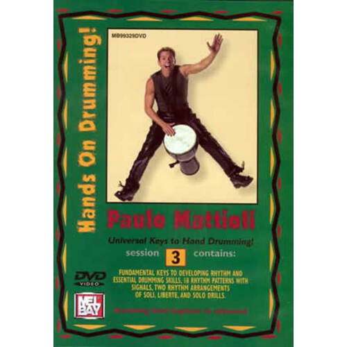 Hands On Drumming Session 3 DVD