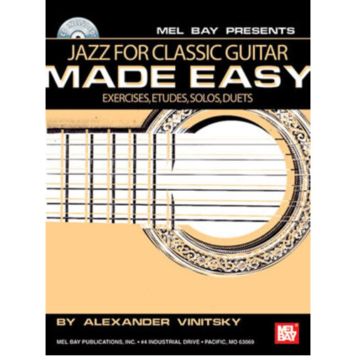 Jazz For Classic Guitar Made Easy Softcover Book/CD