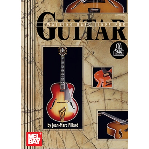 Walking Bass Lines For Guitar Book/CD Book
