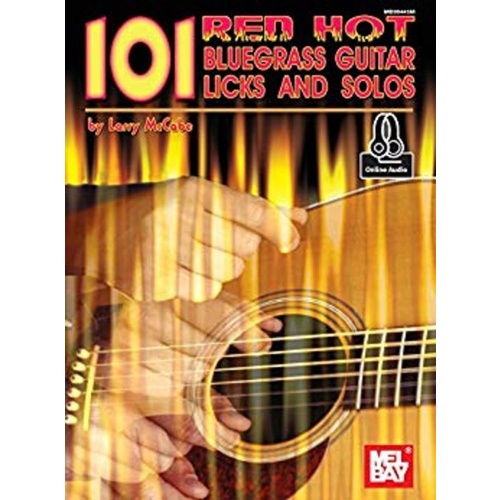 101 Red Hot Bluegrass Guitar Licks And Solos Book/CD Book