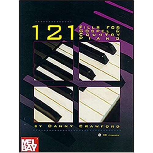 121 Fills For Gospel And Country Piano Book/CD Book