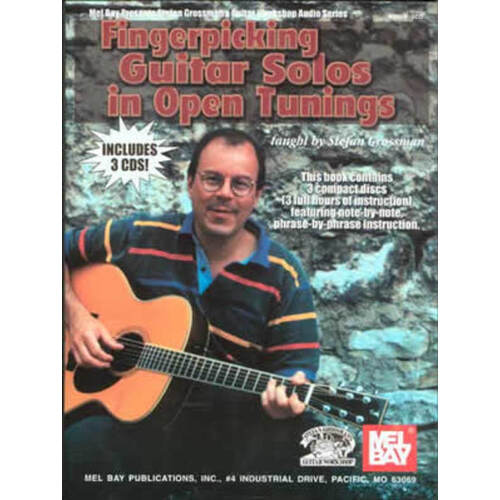 Fingerstyle Guitar Solos In Open Tunings Softcover Book/CD
