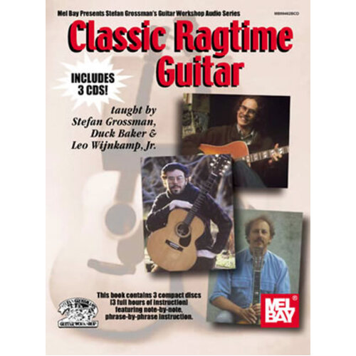 Classic Ragtime Guitar Softcover Book/CD
