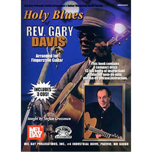 Holy Blues Of Rev Gary Davis Book/CD (Softcover Book/CD)