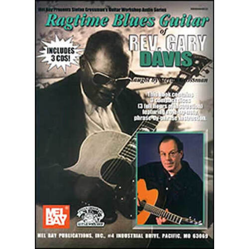 Ragtime Blues Guitar Of Rev Gary Davis Softcover Book/CD