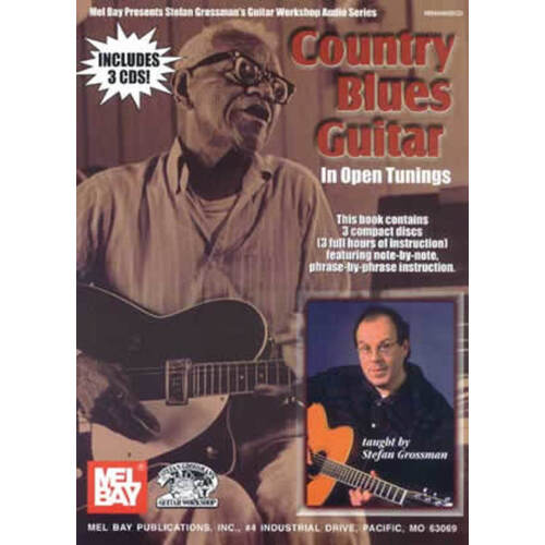 Country Blues Guitar Open Tunings Softcover Book/CD
