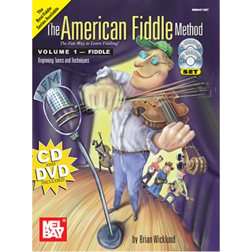 American Fiddle Method Vol 1 Book/CD/DVD (Softcover Book/CD/DVD) Book
