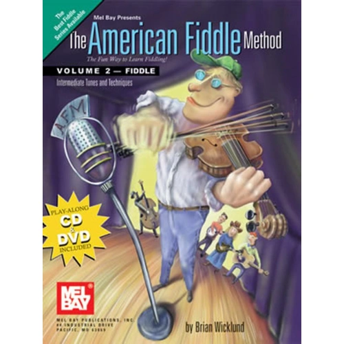 American Fiddle Method Volume 2 Book/CD/DVD by Brian Wicklund