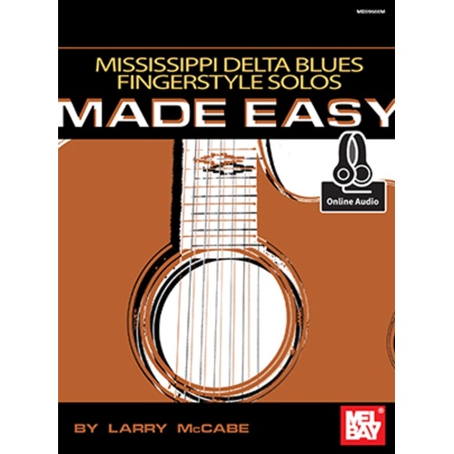 Mississippi Delta Blues Fingerstyle Solos Book/Oa