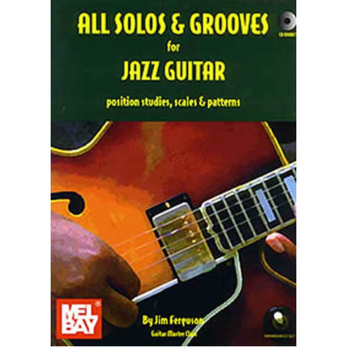 All Solos And Grooves For Jazz Guitar Softcover Book/CD