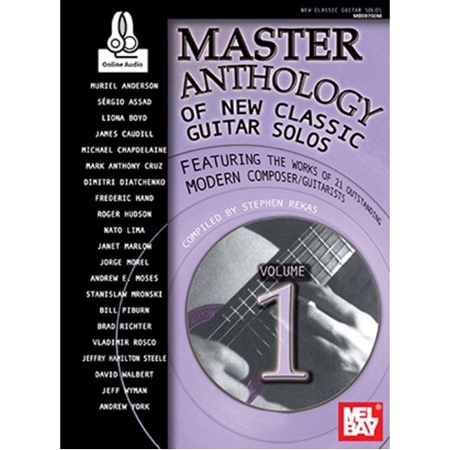 Master Anthology New Classic Guitar Solos 1 Book/CD