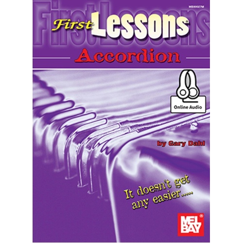 First Lessons Accordion Book/Oa (Softcover Book/Online Audio) Book