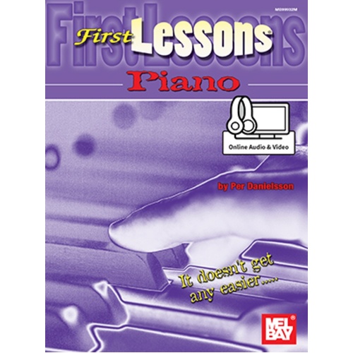 First Lessons Piano Book/Oa/Ov (Softcover Book/Online Media) Book